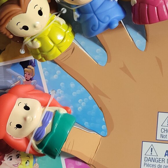 Disney Princess Bath Time Finger Puppets Set - Ariel, Belle, Cinderella, Aurora, - Picture 4 of 8